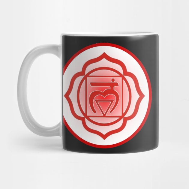 Grounded and balanced Root Chakra- Light Grey by EarthSoul